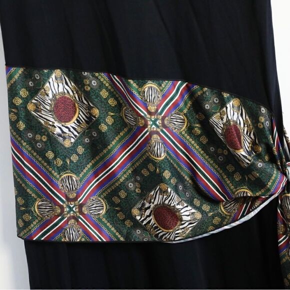 Zara Boho Midi Dress with Decorative Scarf Feature - Picture 4 of 6